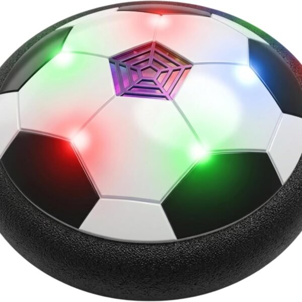 Hover Football, Soccer LED Air Ball, Football Gifts For Boys, Girls & Kids, Indoor Game Hover Football Toy for Kids 4 5 6 7 8 9+ Football Game For Kids (Battery Not Included)