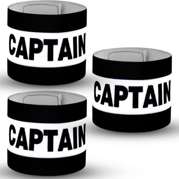 Mastery Captains Armband for Football – Elastic Sports Arm Band, Comfortable & Adjustable Captain Bands for Soccer