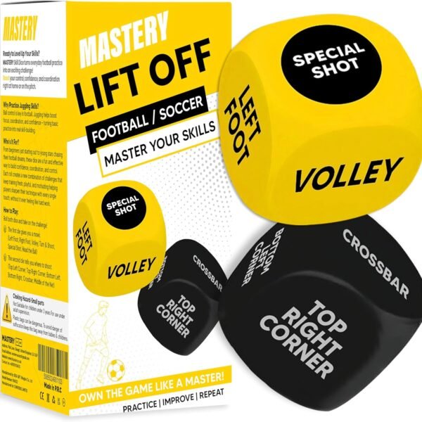Football Shooting Dice Training Dice Game For Accuracy Practice Football Gifts For Boys, Girls 8 9 10 11 12 Outdoor Football Equipment For Skill Boosting Birthday Gifts